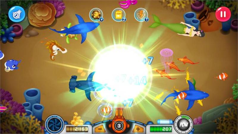 ban ca an xu 2 Một số loại vũ khí được trang bị trong game bắn cá ăn xu